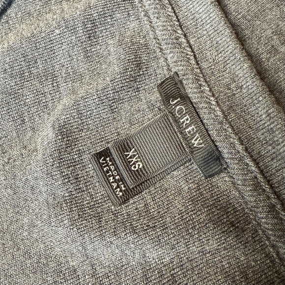 J. Crew Charcoal Asymmetrical Ruffle Tank Top XXS Dark Gray - Picture 6 of 6